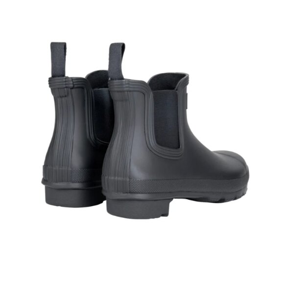 NEW! Hunter Women's Original Chelsea Rain Boot Black - Picture 4 of 5